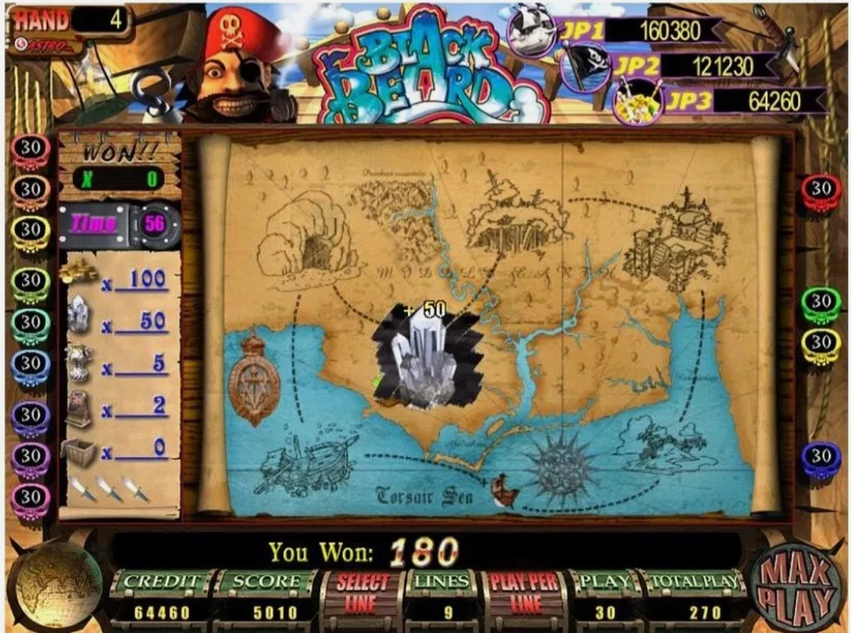 Black Beard - Astro-Box, Schlüssel Münze Für Heim-TV/Monitor Automatengehäuse - Bild 3 von 4