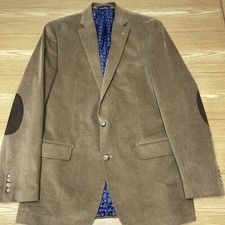 Lauren Ralph Lauren Blazer Mens 42XL Brown Corduroy Suit Jacket With Elbow Patch