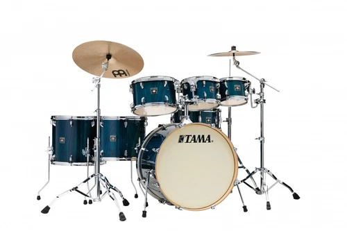 TAMA CL72RS-PGHP Superstar Classic Shell Kit 7 teilig -  Sapphire Lacebark Pine