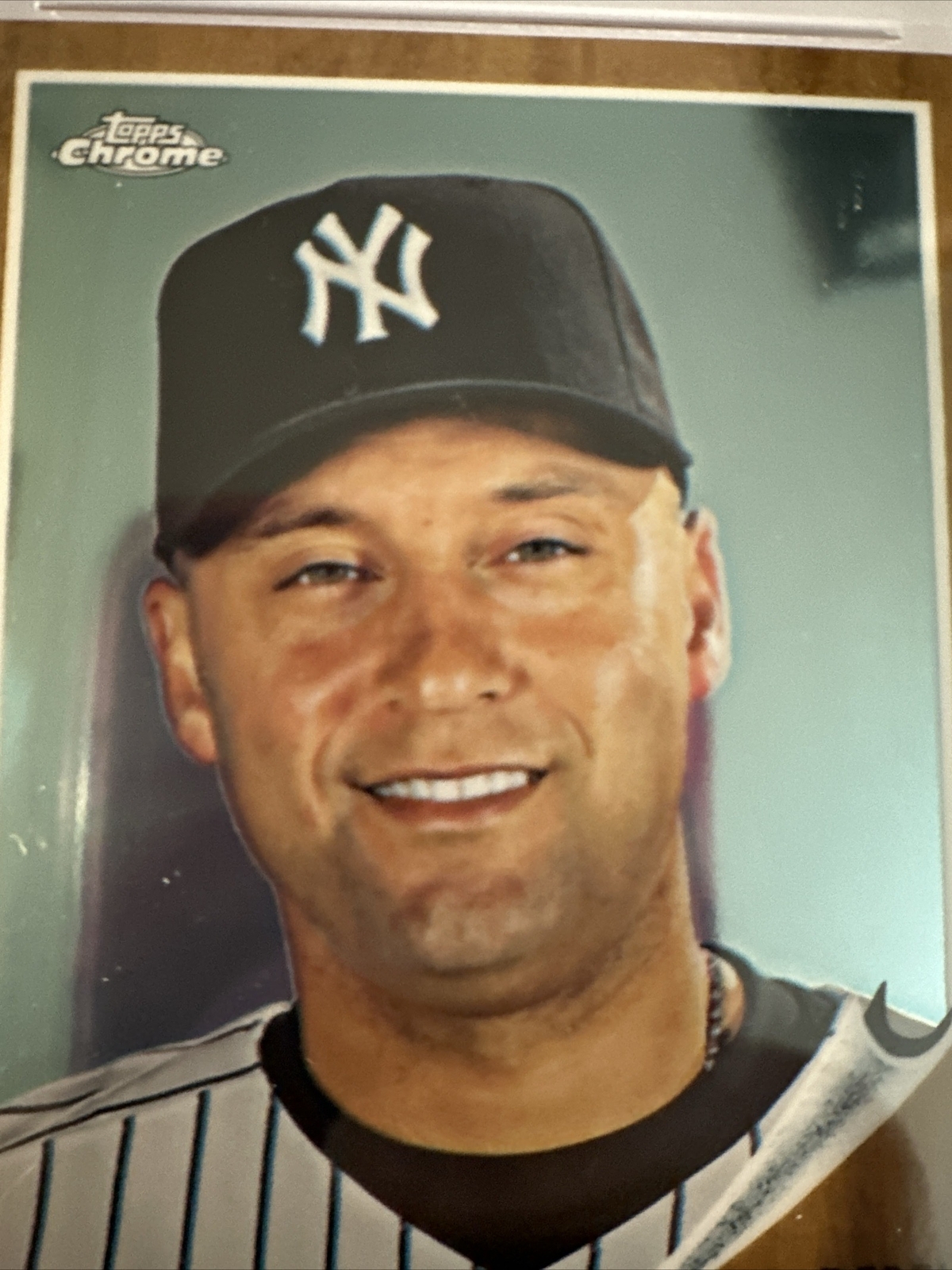 2011 Topps Heritage Chrome #C170 Derek Jeter /1962 HOF PSA 10 Yankees POP 32 view 3