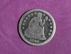 1849- Seated Liberty One Dime #P20928