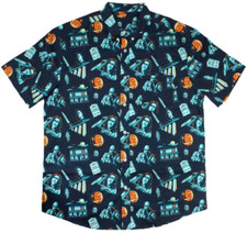 NEW Creepy Co. HALLOWEEN 78 BUTTON-UP DRESS SHIRT Med or Large Size movie myers