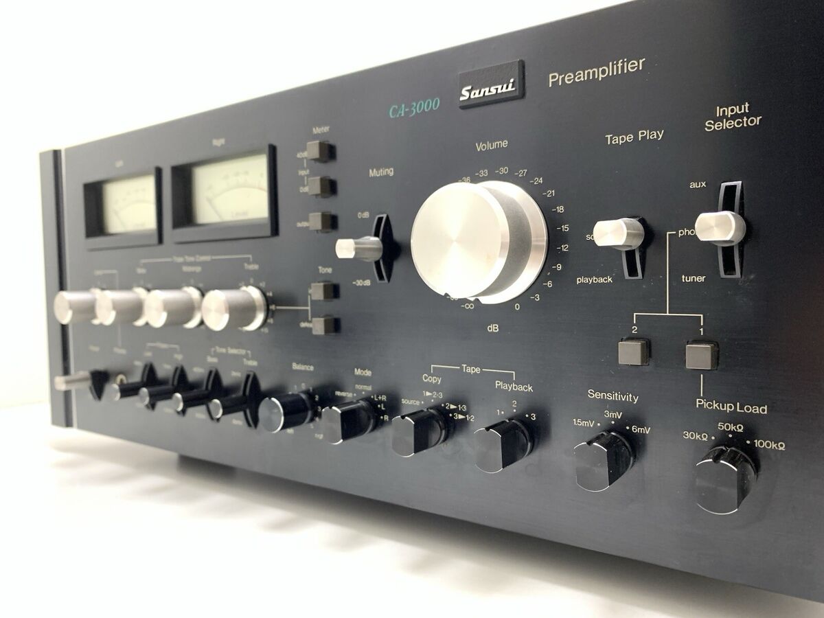 SANSUI CA 3000 Stereo Pre Amplifier Vintage 1975 High End SANSUI CA 3000 Stereo Pre Amplifier Vintage 1975 High End