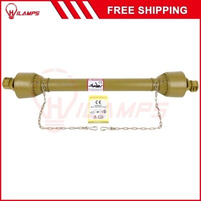 PTO Shaft 1-3/8'' x 6 Spline Ends T4 39''-55'' for Brush Hog PTO Drive Shaft 1000 m