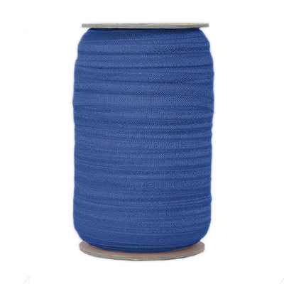 Sapphire Blue Fold Over Elastic 5/8'' 100 Yard | Elastic By The Yard