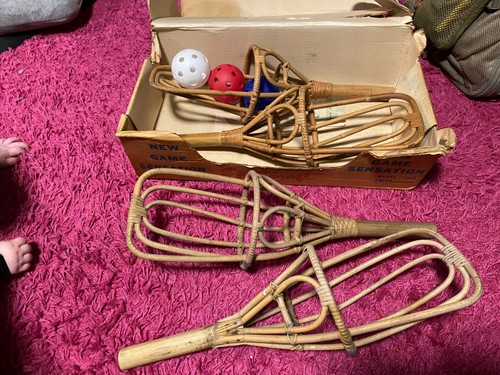 TAKRAW Game Set, Sportcraft 1960s 2 extra cane cages scoops, Rulebook - Picture 7 of 19
