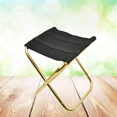 Iron Rods Outdoor Folding Stool Camping Lightweight Portable Chair Children's - Picture 4 of 11