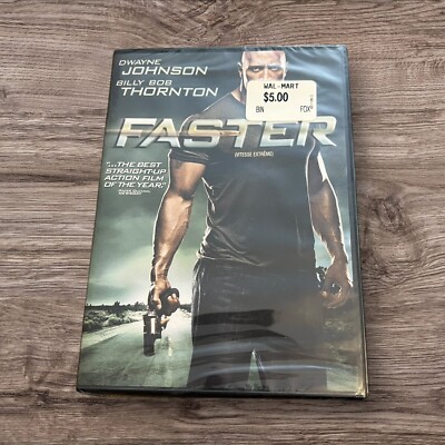 Faster (DVD, 2010) Brand New & Sealed Dwayne Johnson Movie Bilingual Canadian