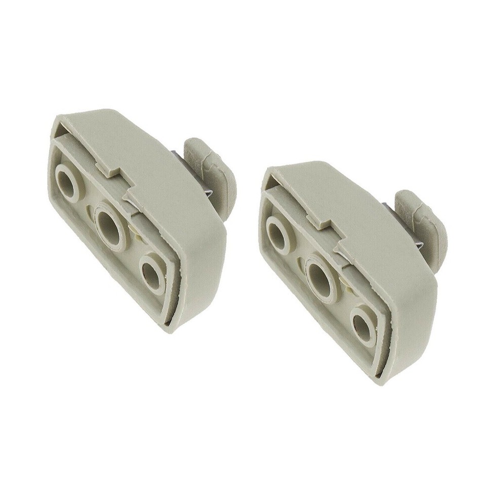 Sonnenblende Haken 2er Set Für SKODA Fabia Octavia Superb - Pearl Grey