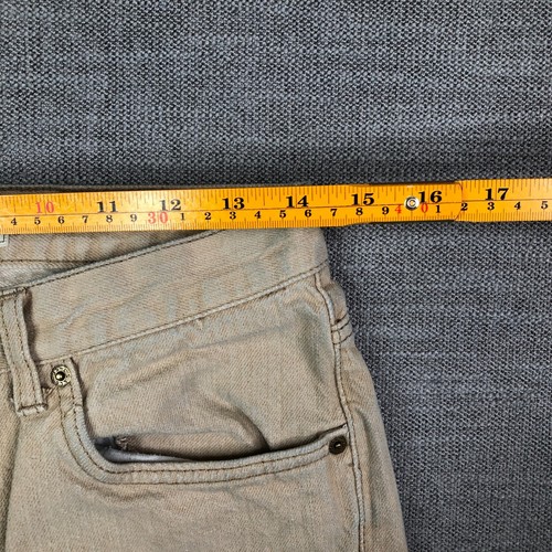 Levi's Jeans Boys 18 Beige 505 Regular Fit Straight Leg Measures 28x27 - Picture 6 of 14