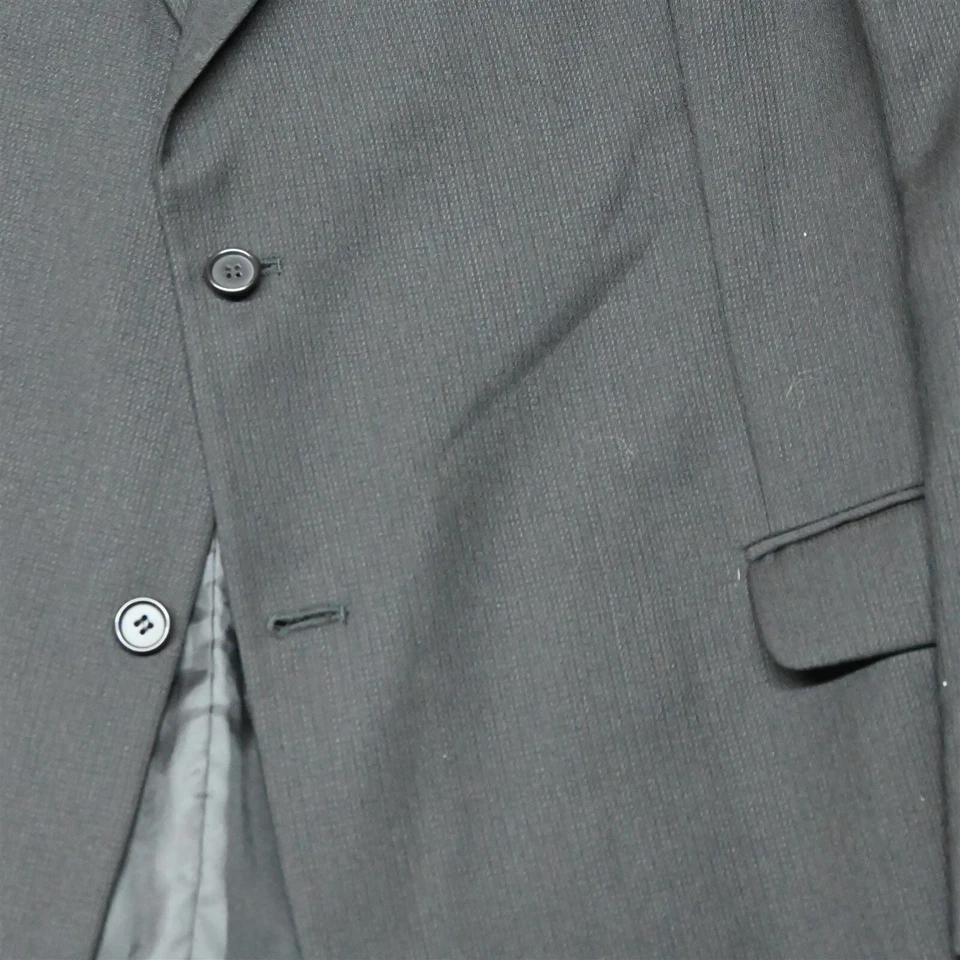 Blazer Alexander Lloyd 54L Negro Cuadros Lana Hombre Abrigo Deportivo Traje Chaqueta Foto 3 de 4