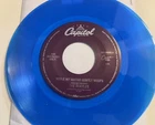 The Beatles - While My Guitar Gently/Blackbird - 45rpm Jukebox - NM-  Blue Vinyl