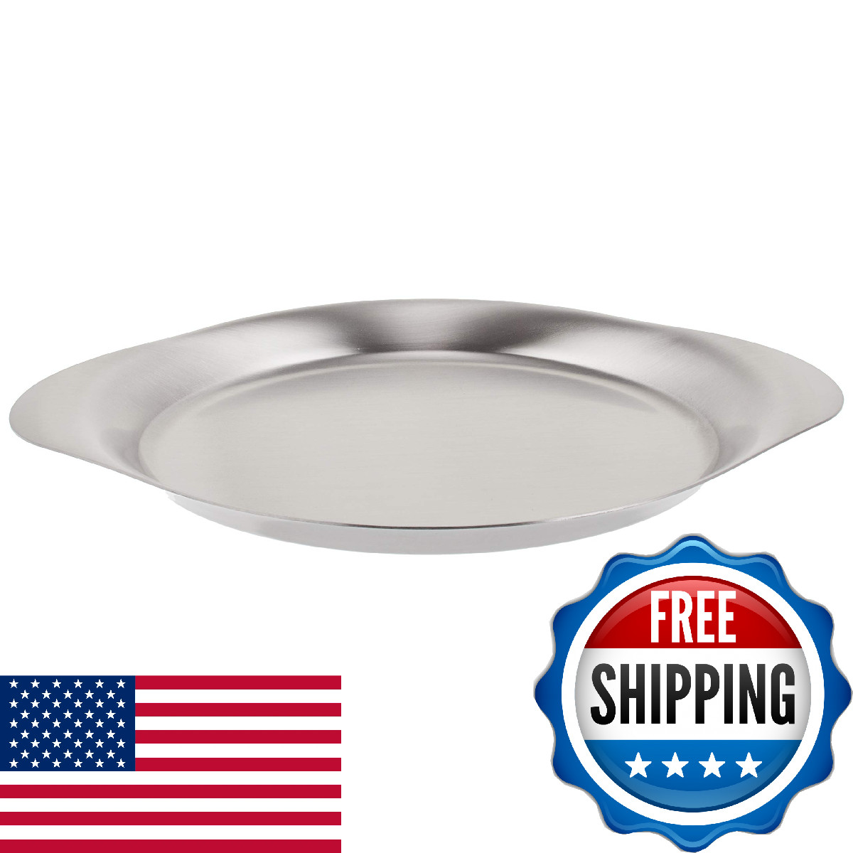 Sori Yanagi 25cm stainless steel plate (Japan Import)