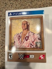 RARE PS4 WWE 2K19 Ric Flair Wooo! Collectors Edition FACTORY SEALED MINT FUNKO