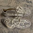 Balera Sequin High-Top Hip-Hop Dance Sneakers Silver Size 6AM - EUC! — photo 9