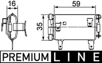 Mahle ABR 14 000P Widerstand, InnenraumgebläSe
