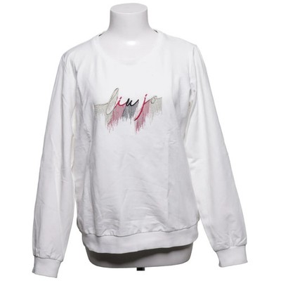 Liu Jo, Sweatshirt, Größe: S, TF3080 F0702, Weiß, Baumwolle/Elasthan, Print #9H1