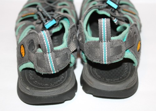 Keen Sandals Womens Size 9 Newport H2 Gray & Aqua Closed Toe Water Sandal - Picture 7 of 12