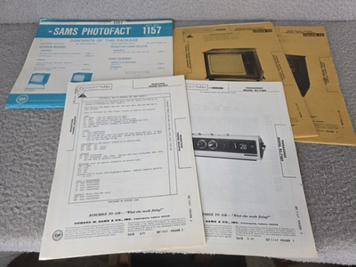 #ad Sams 1157 Vintage TV Coronado Zenith Penncrest Repair Service Manuals 1971 $7.99