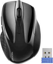 Ergonomic Wireless Mouse 2.4G, 2600 DPI, 6 Buttons, Long Battery Life