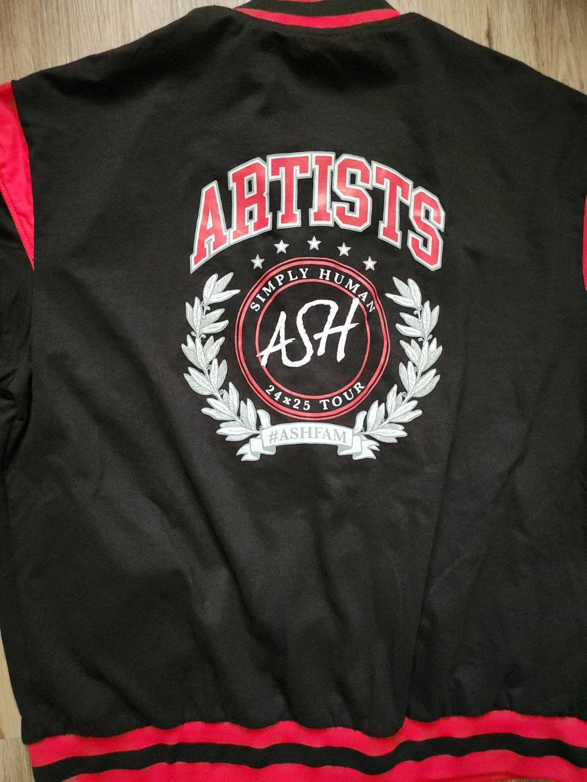 Artists Simply Human ASH Dance Convention Tour Full Zip Jacket - Black/Red - XL - product detail image 11