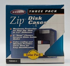 Belkin Zip Disk Cases 3 Pack Protection For Zip or Floppy Disks
