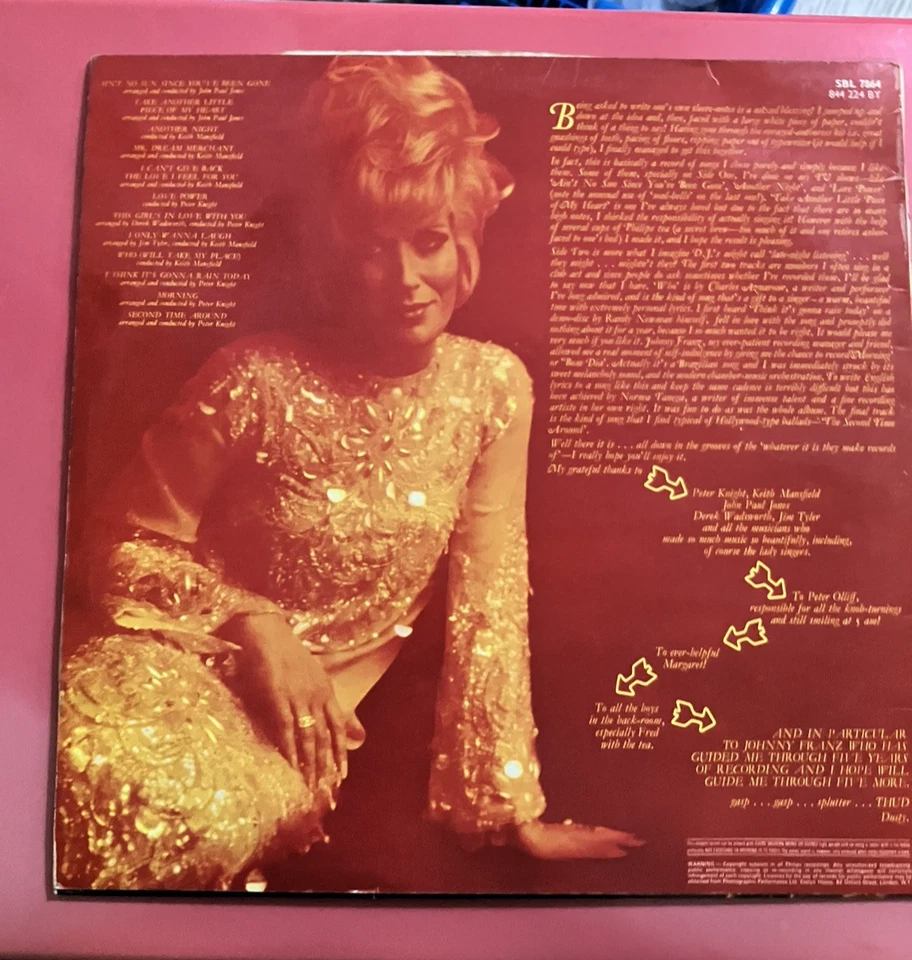 Dusty Springfield - Dusty...Defintely LP/ Philips SBL 7864/ 1968 - Image 2 of 4