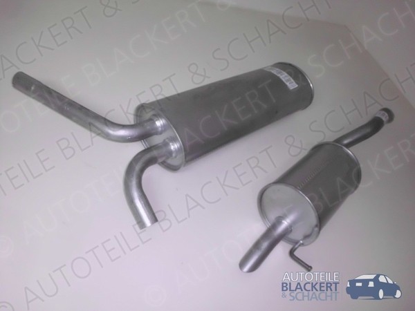 Imasaf Auspuffset für Renault Trafic 2.0 16V 2001-| Mitteltopf + Endtopf-image