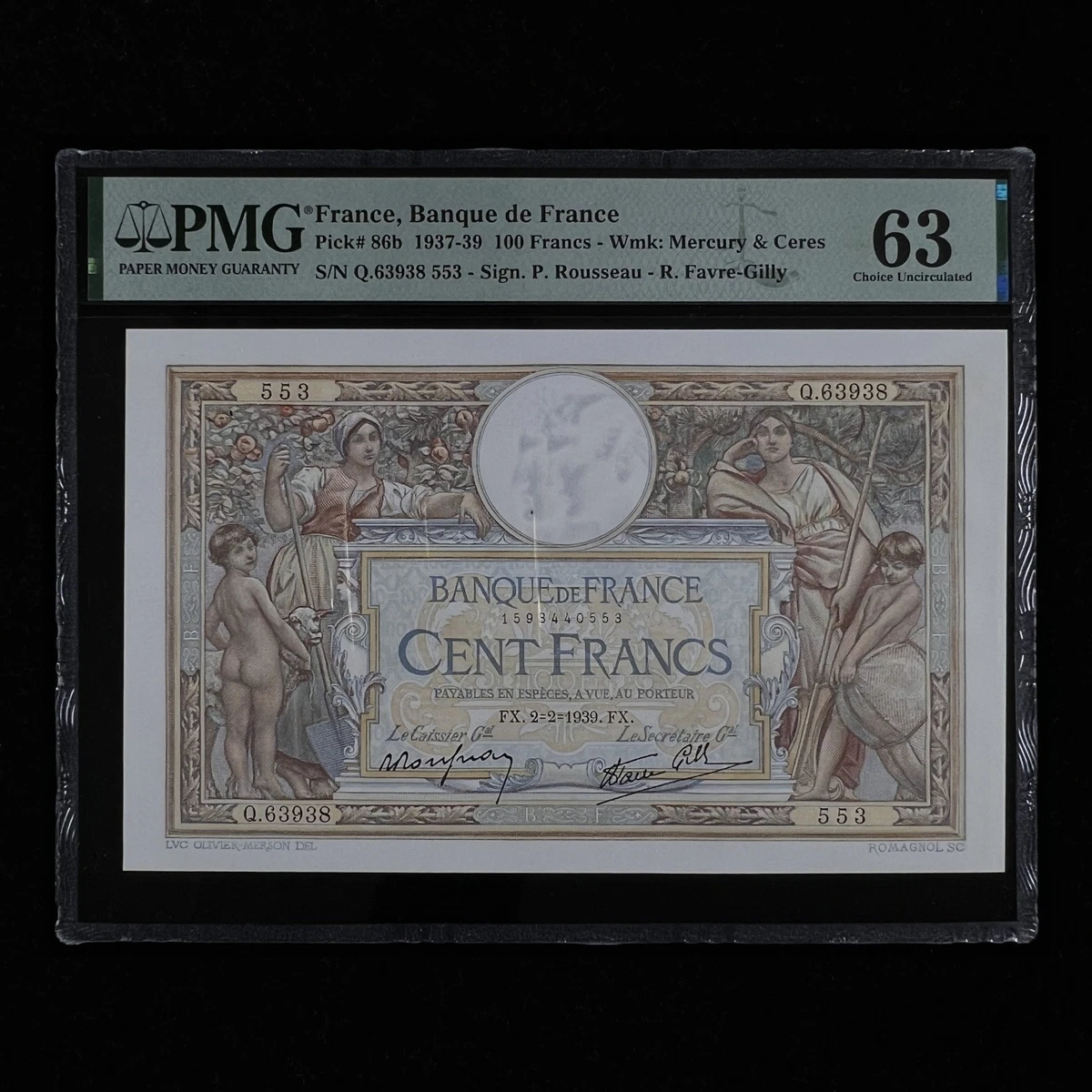 PMG French Paper Money for sale | eBay
