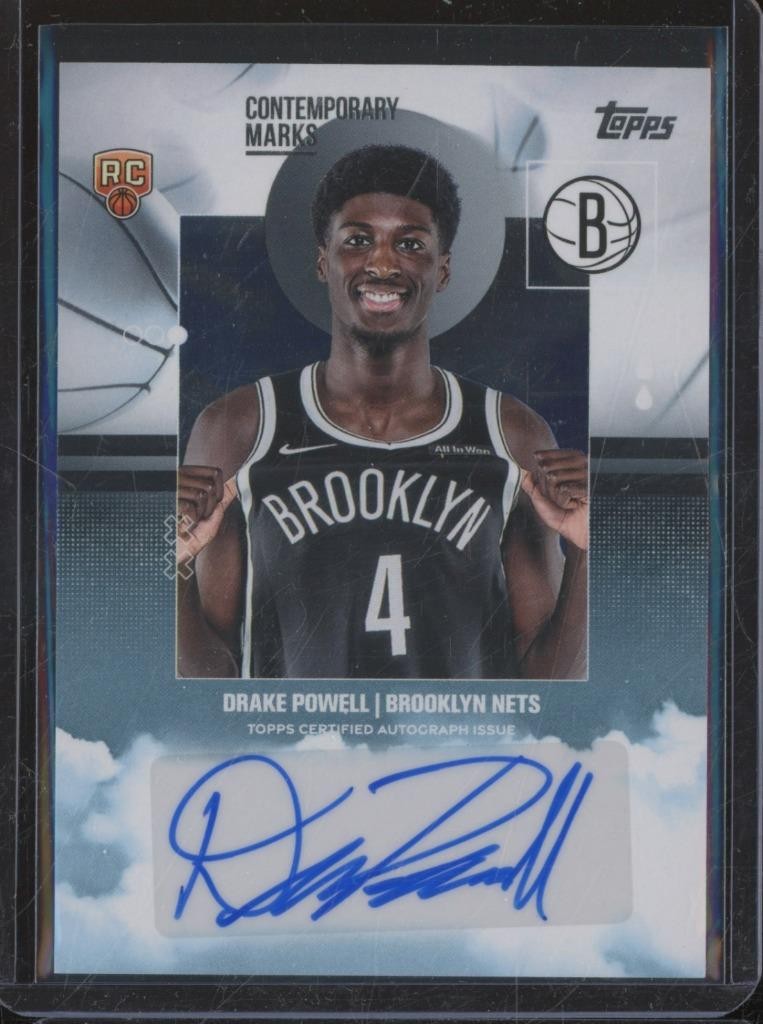 2025-26 Topps Basketball DRAKE POWELL RC Rookie Auto Contemporary Marks JA836