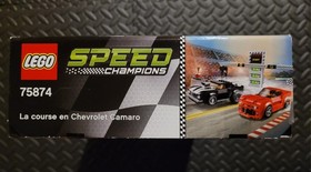 LEGO SPEED CHAMPIONS 75874: Chevrolet Camaro Drag Race, New and Factory Sealed 