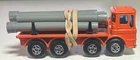 Matchbox Lesney Superfast Orange Ergomatic Cab Pipe Truck