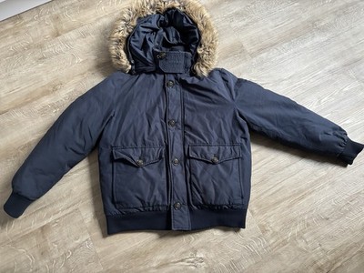 Tommy Hilfiger Jacke Hampton Gr. L Blau Bomberjacke Herren Herrenjacke