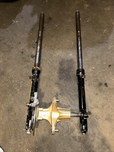 👀 Yamaha Tri Z Ytz250  Front Fork Rough Oem YTZ 250 Hub Axle Rotor