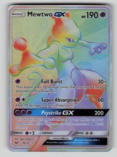 Mewtwo GX 76/73 Rare Rainbow Shining Legends Pokemon vLP on eBay