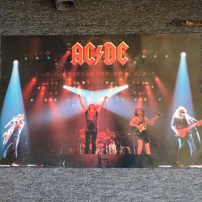 1981 acdc western graphics poster couple flaws will repair 