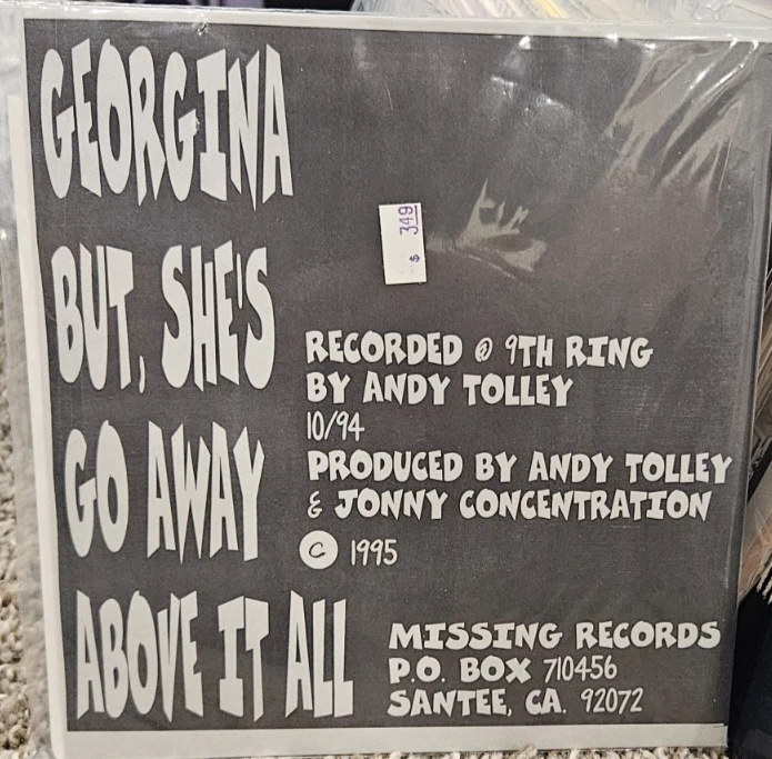 Jon Cougar Concentration Camp - Punk Explosion 7" vinyl original limited to 500 - Image 2 of 2