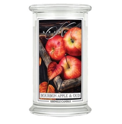 Kringle Candle BOURBON APPLE OUD Large Tumbler Multi Wick Candle