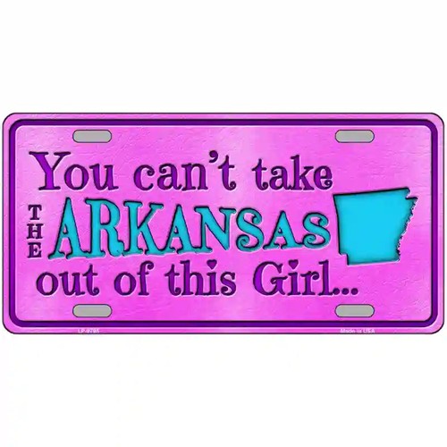Targa in metallo novità ragazza Arkansas - Foto 2 di 10