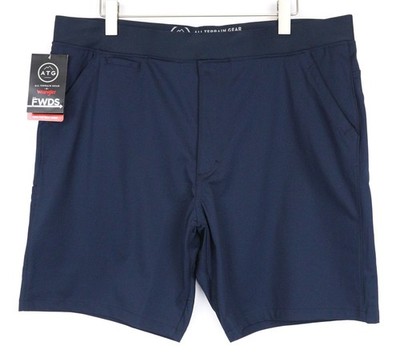 Wrangler Herren Shorts 40 Blau Sportkleidung Sportbekleidung Flex Taille Zug