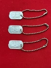 VINTAGE HASBRO 1964 GIJOE set of three DOG TAGS-MINT CONDITION!!