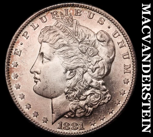 1881-S Morgan Dollar- Proof Like- Brilliant Uncirculated Luster #i9276