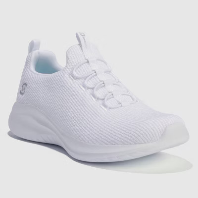 S SPORT BY SKECHERS Women's Knit Mesh Slip On Walking Sneakers Memory