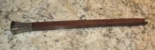 Antique Wood Umbrella Handle with Sterling Knob/Tip
