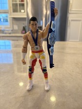 2017 Used Mattel WWE TJ Perkins Action figure With Medal And Belt