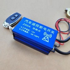 Car Battery Isolator 12V 12v 200A Wireless Remote Control Auto Power Off