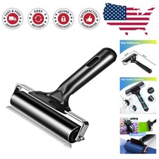 Durable 4-Inch Rubber Roller with Non-Slip Handle for Printmaking and Crafting