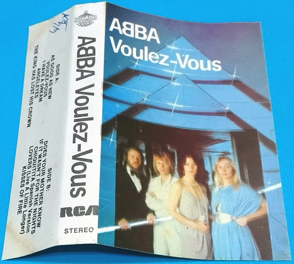 ABBA "Voulez-vous" MADE IN PERU, WHITE PAPER LABEL (SPANISH TITLES) CASSETTE VG+ - Image 4 of 4