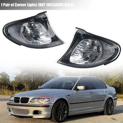 For BMW 3 Series E46 02-05 PAIR Front Indicator Turn Signal Corner Parking Light - Image 1 of 4