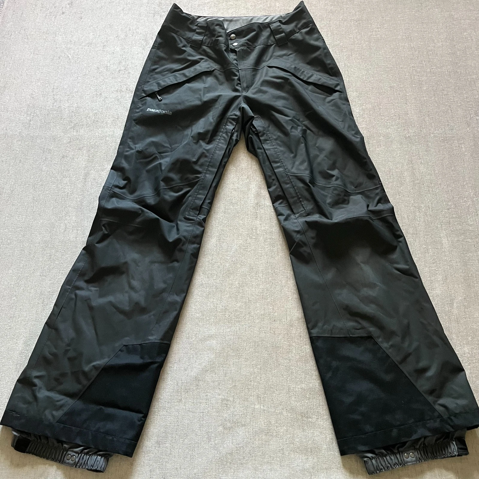 Patagonia Snow Pants Women Small Black Insulated H2No Ski Snowboard Winter